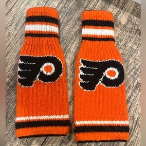 Philadelphia Flyers Orange and Black Knit Bottle Covers